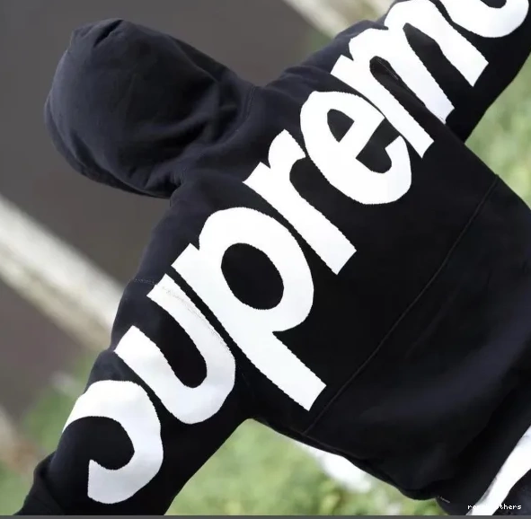 Grey SWEATSHIRT S HOODED M XL Big Hoodie L BIG JACQUARD Sweatshirt Black LOGO LOGO Back 0817